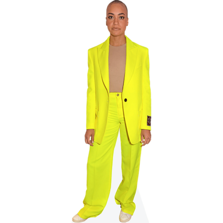 Cush Jumbo (Neon Suit) Cardboard Cutout