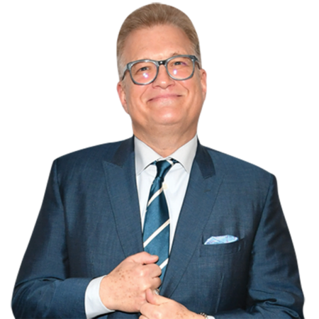 Drew Carey (Blue Suit) Half Body Buddy Cutout