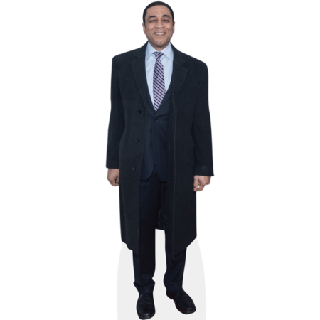 Harry Lennix (Coat) Cardboard Cutout