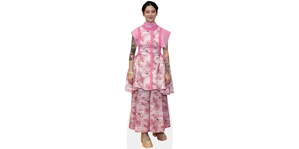 Michelle Zauner (Pink Dress) Cardboard Cutout - Celebrity Cutouts