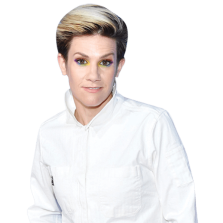 Cameron Esposito (White Outfit) Half Body Buddy Cutout