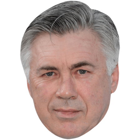 Carlo Ancelotti (Grey Hair) Mask