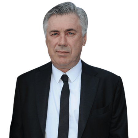 Carlo Ancelotti (Suit) Half Body Buddy Cutout