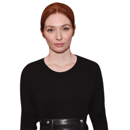 Eleanor Tomlinson (Black Outfit) Half Body Buddy Cutout