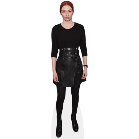 Eleanor Tomlinson (Black Outfit) Cardboard Cutout