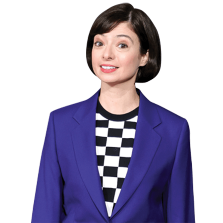 Kate Micucci (Purple Suit) Half Body Buddy Cutout