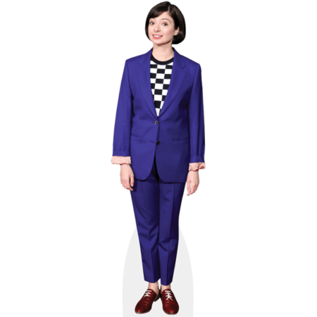 Kate Micucci (Purple Suit) Cardboard Cutout