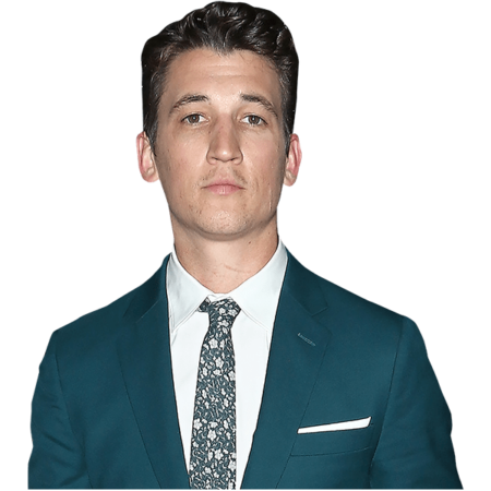 Miles Teller (Suit) Half Body Buddy Cutout