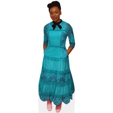 Rakie Ayola (Blue Dress) Cardboard Cutout