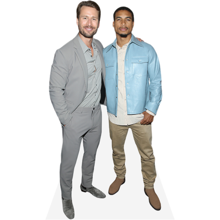 Glen Powell And Greg Tarzan Davis (Duo 1) Mini Celebrity Cutout