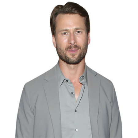 Glen Powell (Grey Outfit) Half Body Buddy