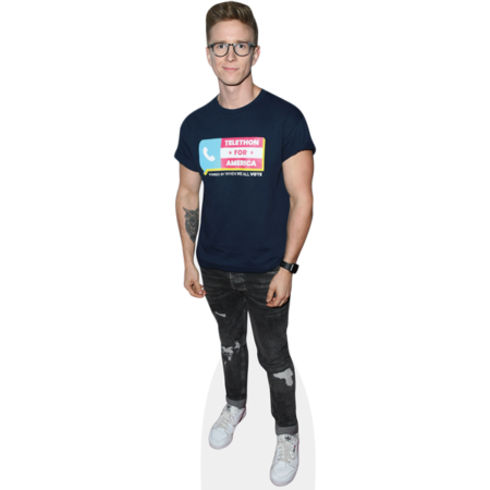 Tyler Oakley (Jeans) Cardboard Cutout