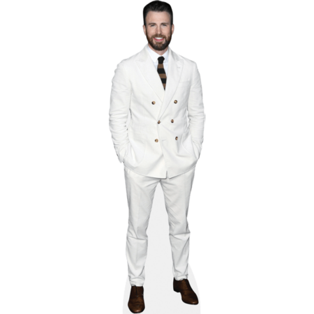 Chris Evans (White Suit) Cardboard Cutout