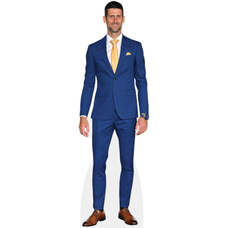 Novak Djokovic (Blue Suit) Cardboard Cutout