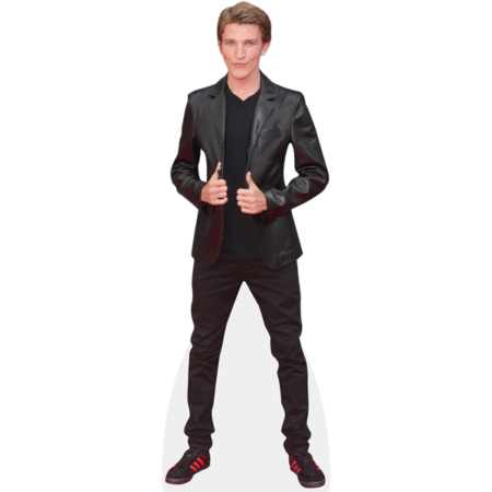 Ewan Mitchell (Black Outfit) Cardboard Cutout