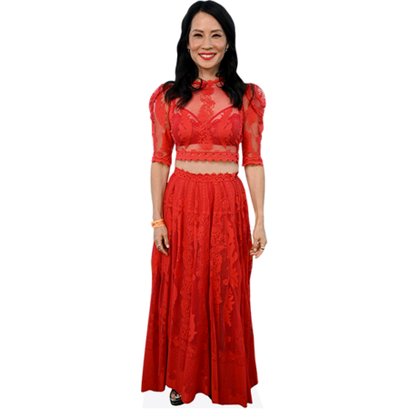 Lucy Liu (Red Dress) Cardboard Cutout