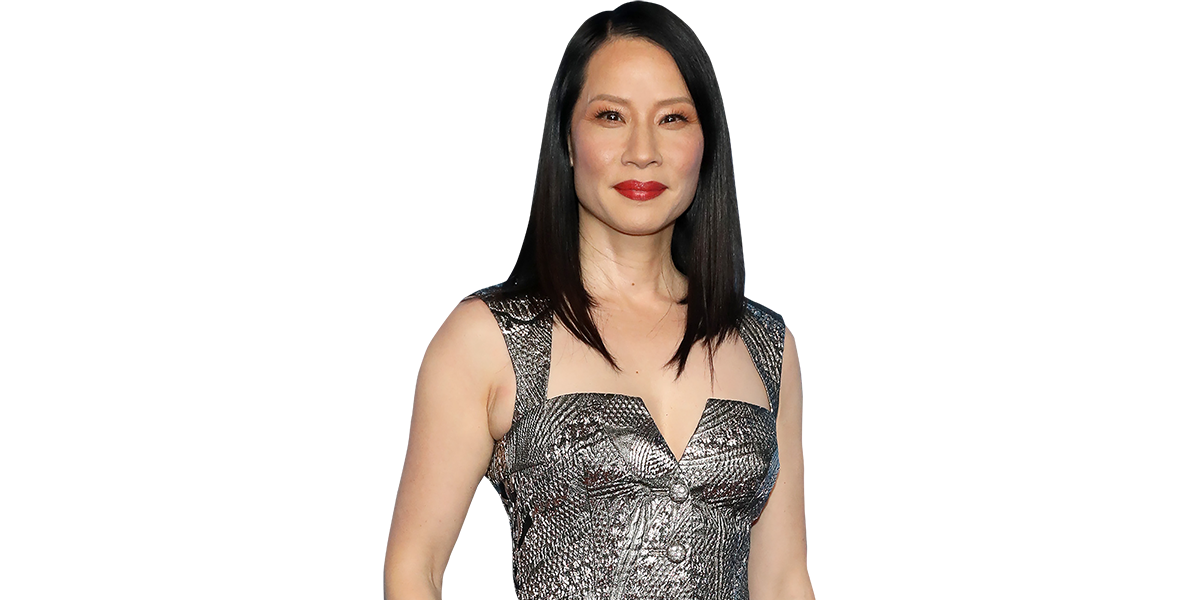 Lucy Liu Silver Half Body Buddy Celebrity Cutouts