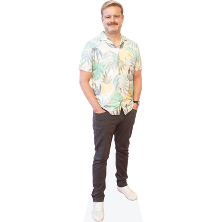 Matt Biedel (Floral Shirt) Cardboard Cutout