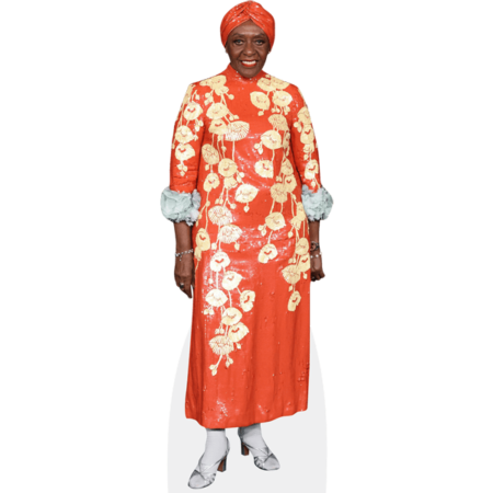 Bethann Hardison (Orange Dress) Cardboard Cutout