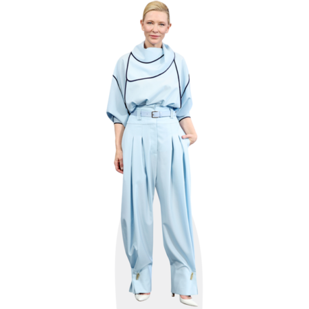 Cate Blanchett (Blue Outfit) Cardboard Cutout