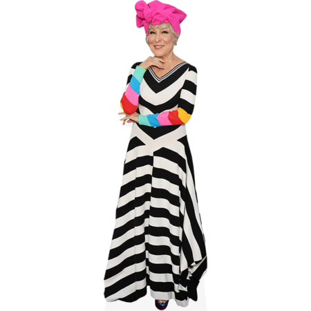 Bette Midler (Pink Bow) Cardboard Cutout