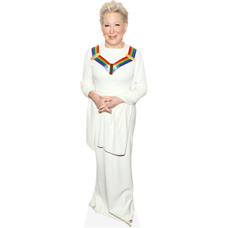 Bette Midler (White Outfit) Cardboard Cutout