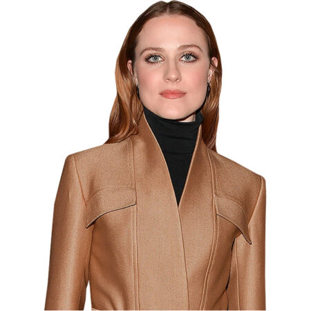 Evan Rachel Wood (Brown Suit) Half Body Buddy