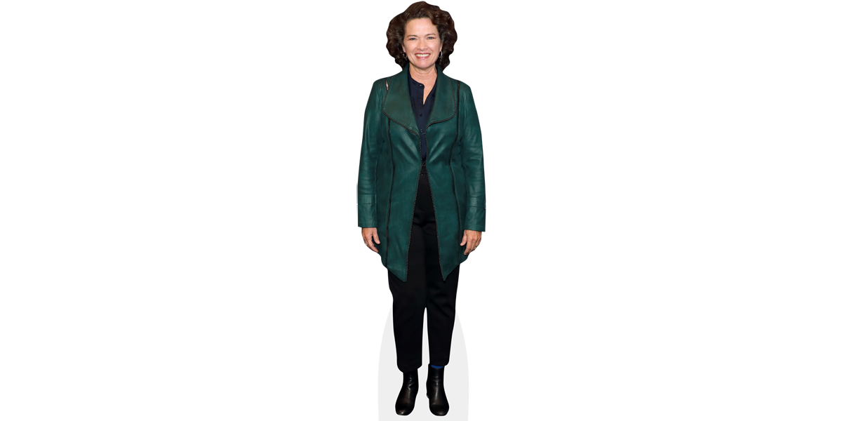 Heather Langenkamp (Coat) Cardboard Cutout