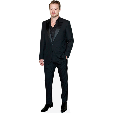 Joseph Quinn (Black Suit) Cardboard Cutout