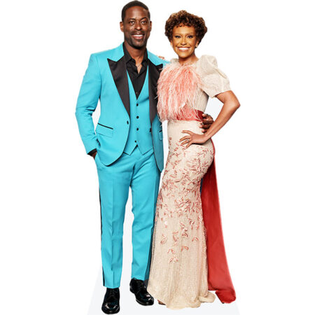 Sterling K. Brown And Ryan Michelle Bathe (Duo 1) Mini Celebrity Cutout