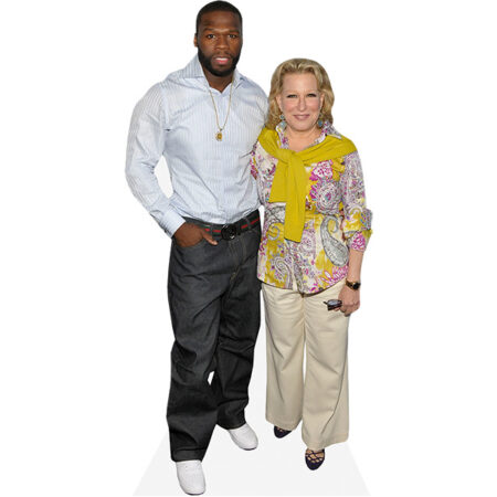 Bette Midler And Curtis James Jackson III (Duo 1) Mini Celebrity Cutout