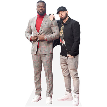 Curtis Jackson And Marshall Mathers (Duo 1) Mini Celebrity Cutout