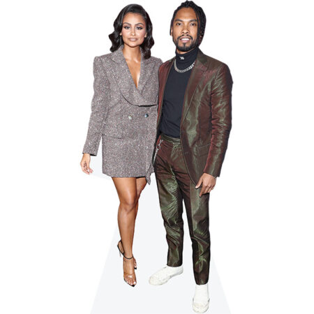 Nazanin Mandi And Miguel Jontel Pimentel (Duo 1) Mini Celebrity Cutout