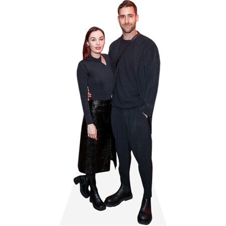 Poppy Corby Tuech And Oliver Jackson-Cohen (Duo 1) Mini Celebrity Cutout