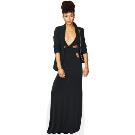 Adrienne Herbert (Black Dress) Cardboard Cutout