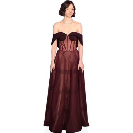 Emma Myers (Dress) Cardboard Cutout