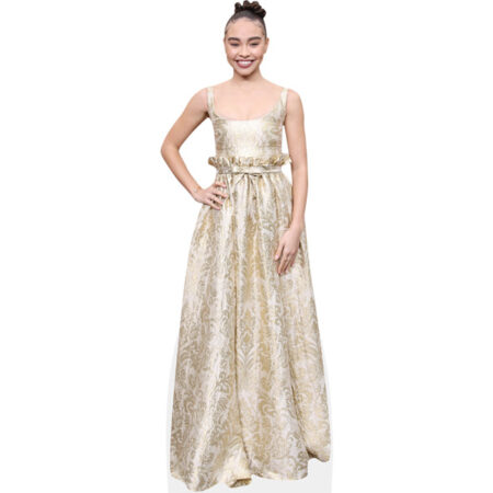 Bailey Bass (Gold Dress) Cardboard Cutout