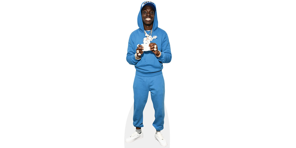 Ackquille Jean Pollard (Blue) Cardboard Cutout