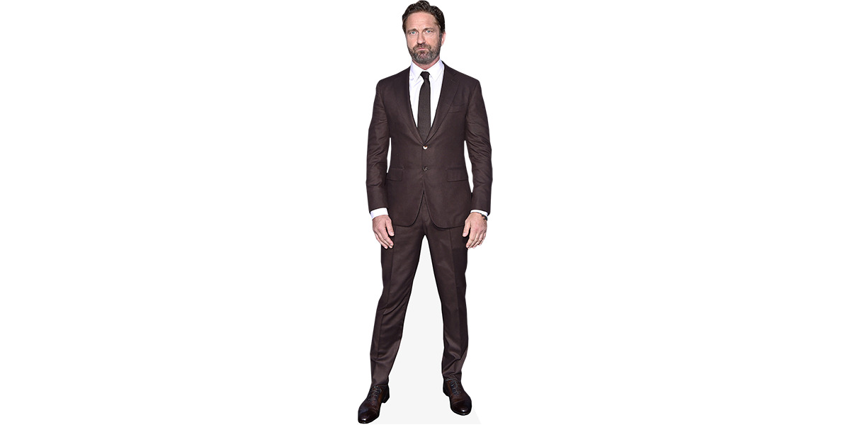 Gerard Butler (Brown Suit) Cardboard Cutout