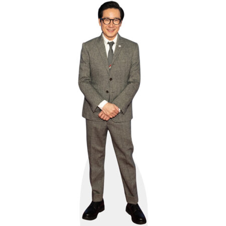 Ke Huy Quan (Grey Suit) Cardboard Cutout