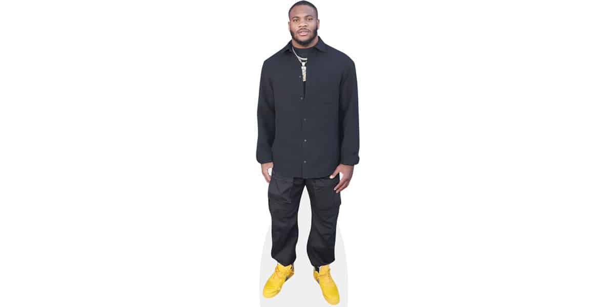 Micah Parsons (Black Outfit) Cardboard Cutout - Celebrity Cutouts