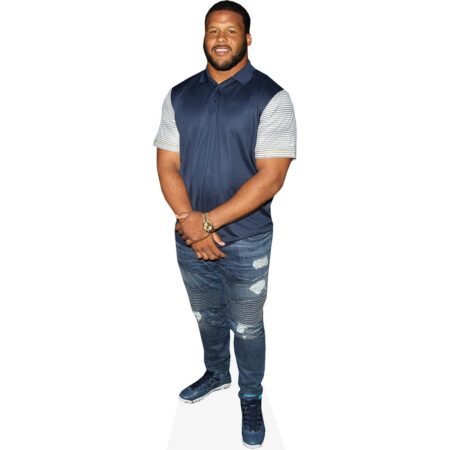 Aaron Donald (Casual) Cardboard Cutout