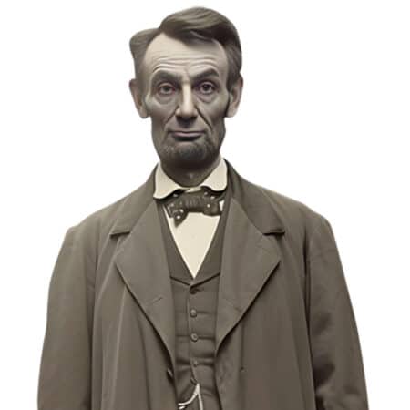 Abraham Lincoln (Bow Tie) Half Body Buddy