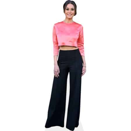 Emmanuelle Chriqui (Pink Top) Cardboard Cutout