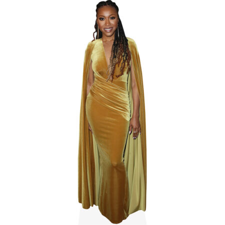 Gabrielle Dennis (Gold) Cardboard Cutout