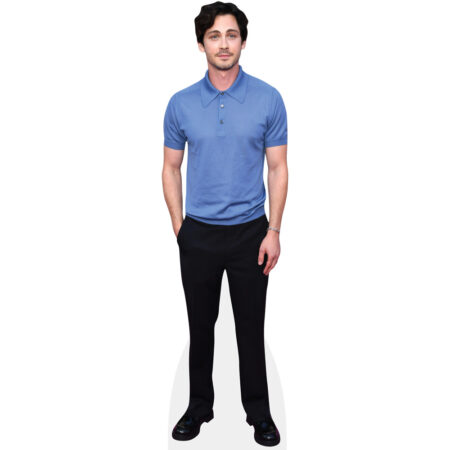 Logan Lerman (Blue Top) Cardboard Cutout