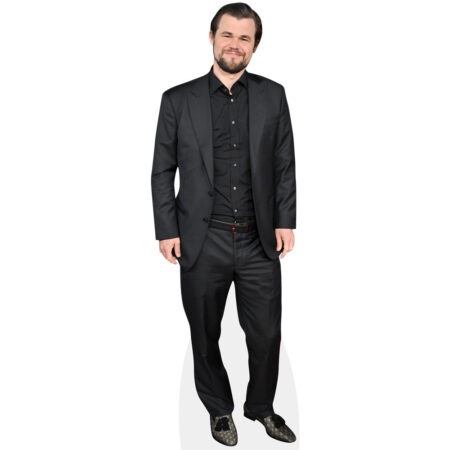 Sven Magnus Carlsen (Black Suit) Cardboard Cutout