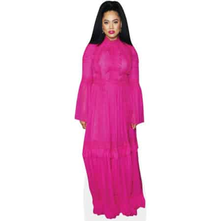 Ayesha Curry (Purple) Cardboard Cutout