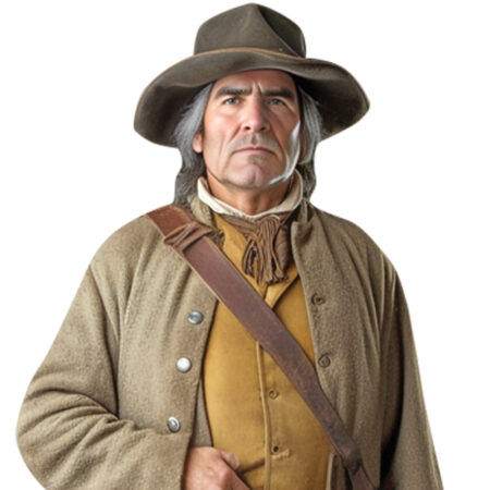 Davy Crockett (Hat) Half Body Buddy