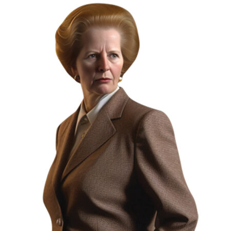 Margaret Thatcher (Brown Suit) Half Body Buddy